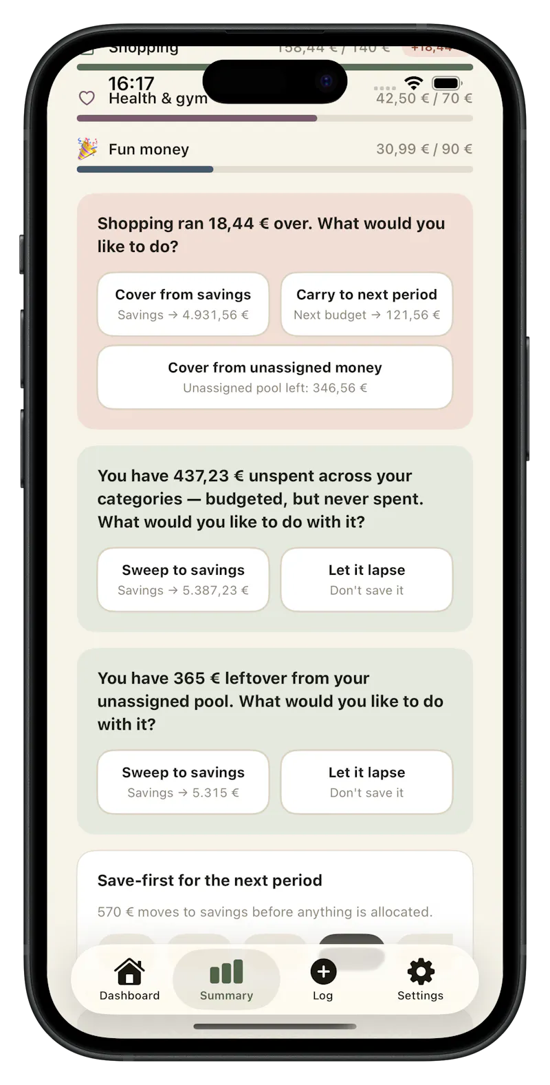 Basis - Simple Budgeting screenshot 6