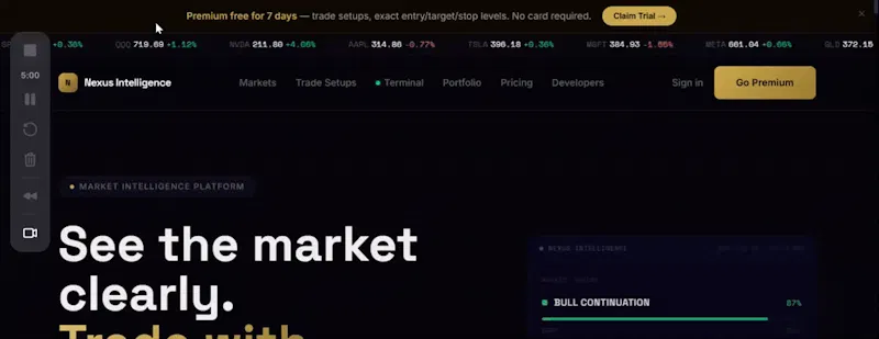 Nexus Intelligence screenshot 1 (video preview)