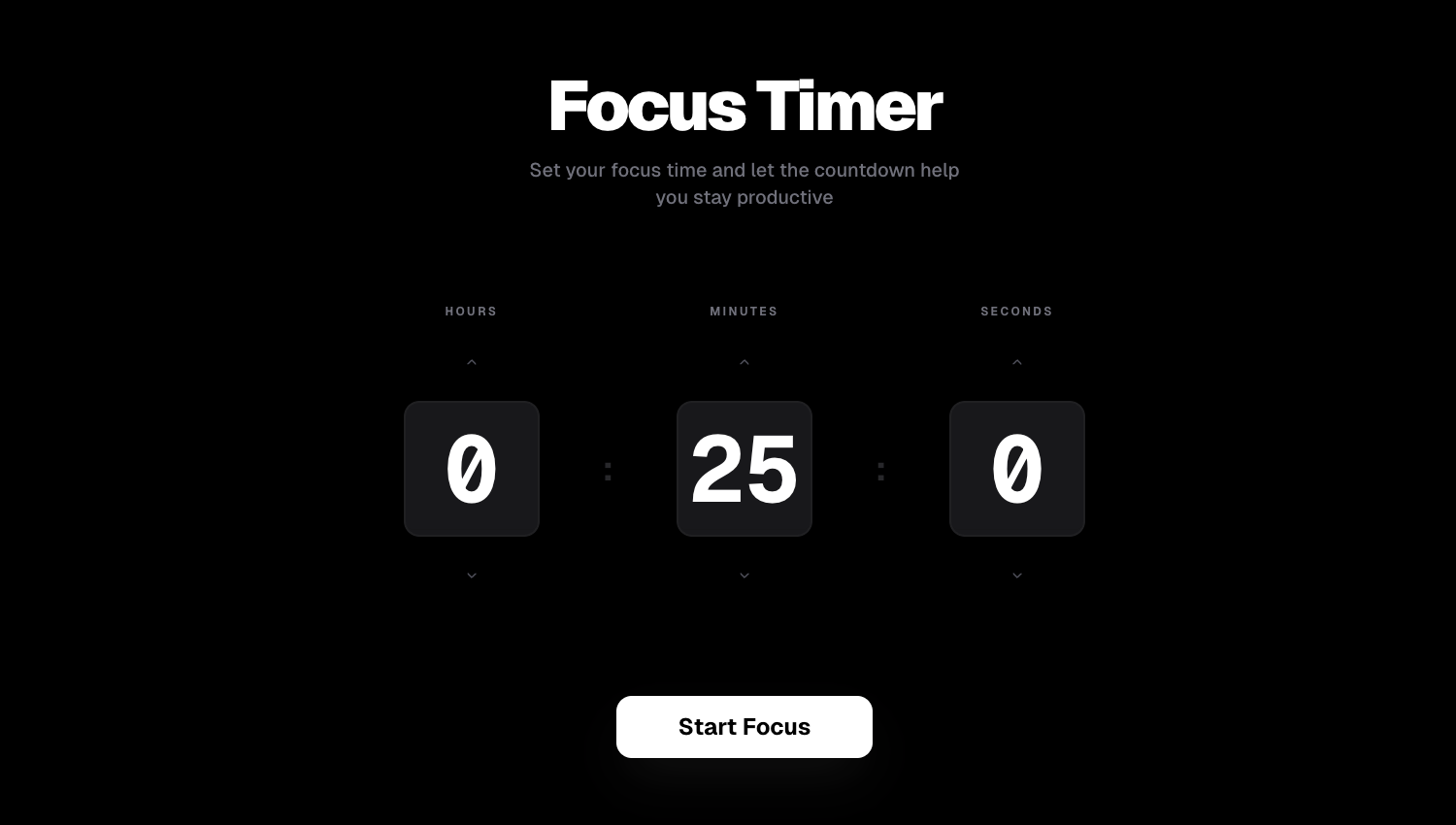 Focus Timer gallery image