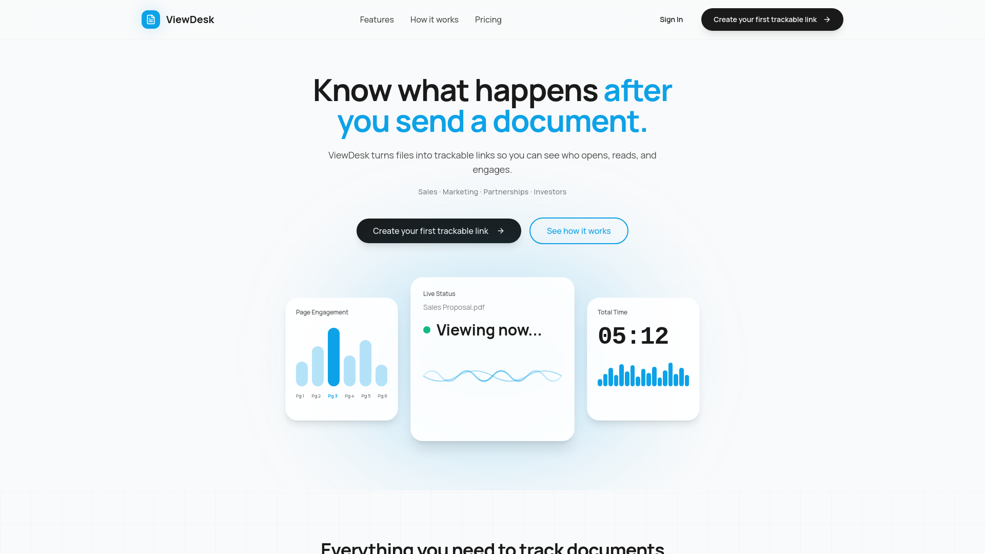 ViewDesk - PDF Insights - Screenshot 2 showing product features and functionality