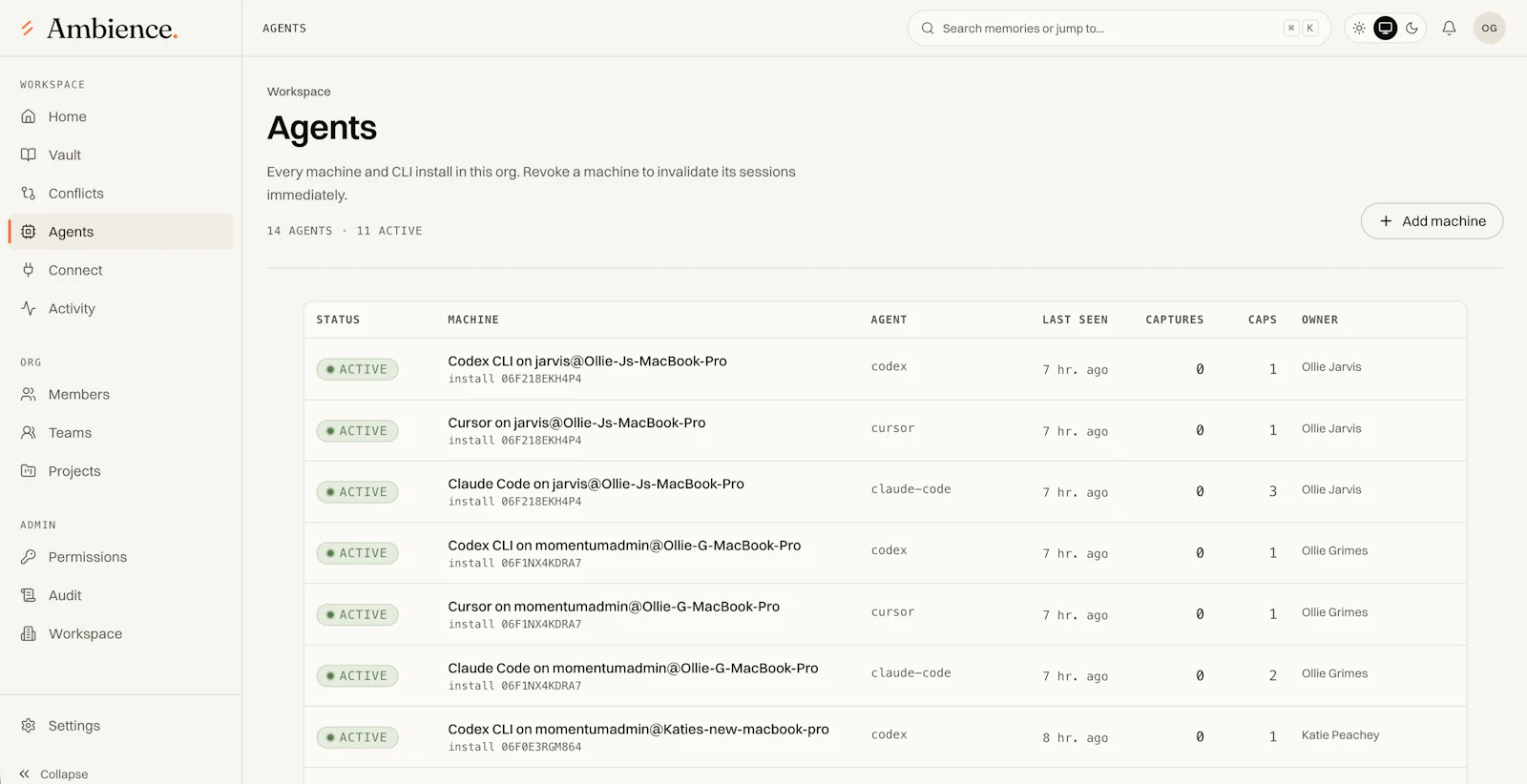 Ambience: Institutional Context Layer screenshot 4