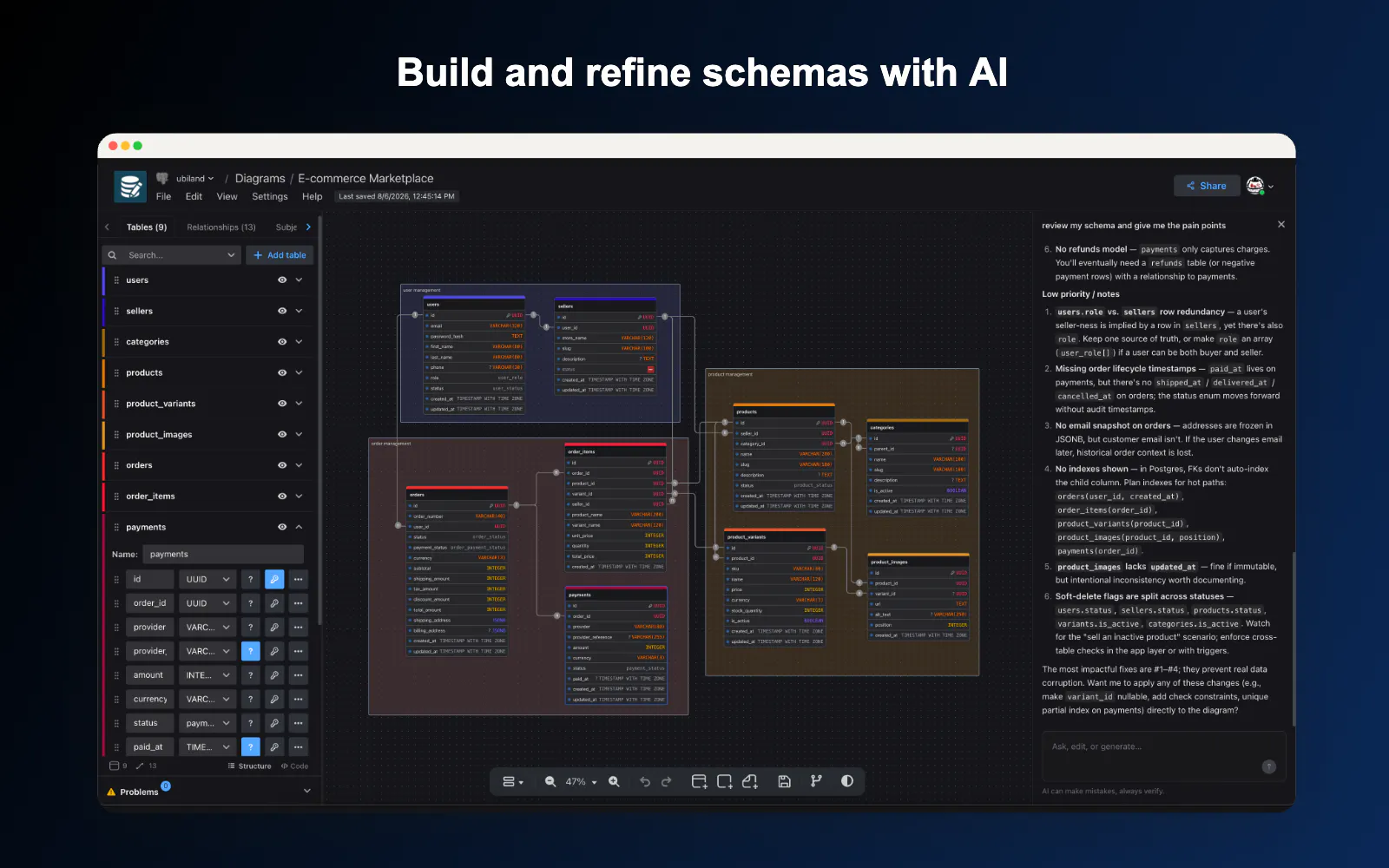 drawDB screenshot 3