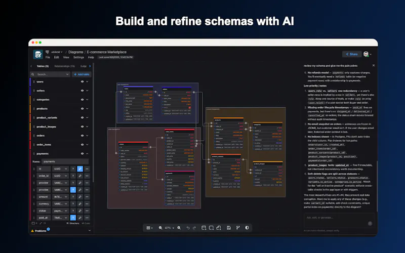 drawDB screenshot 3