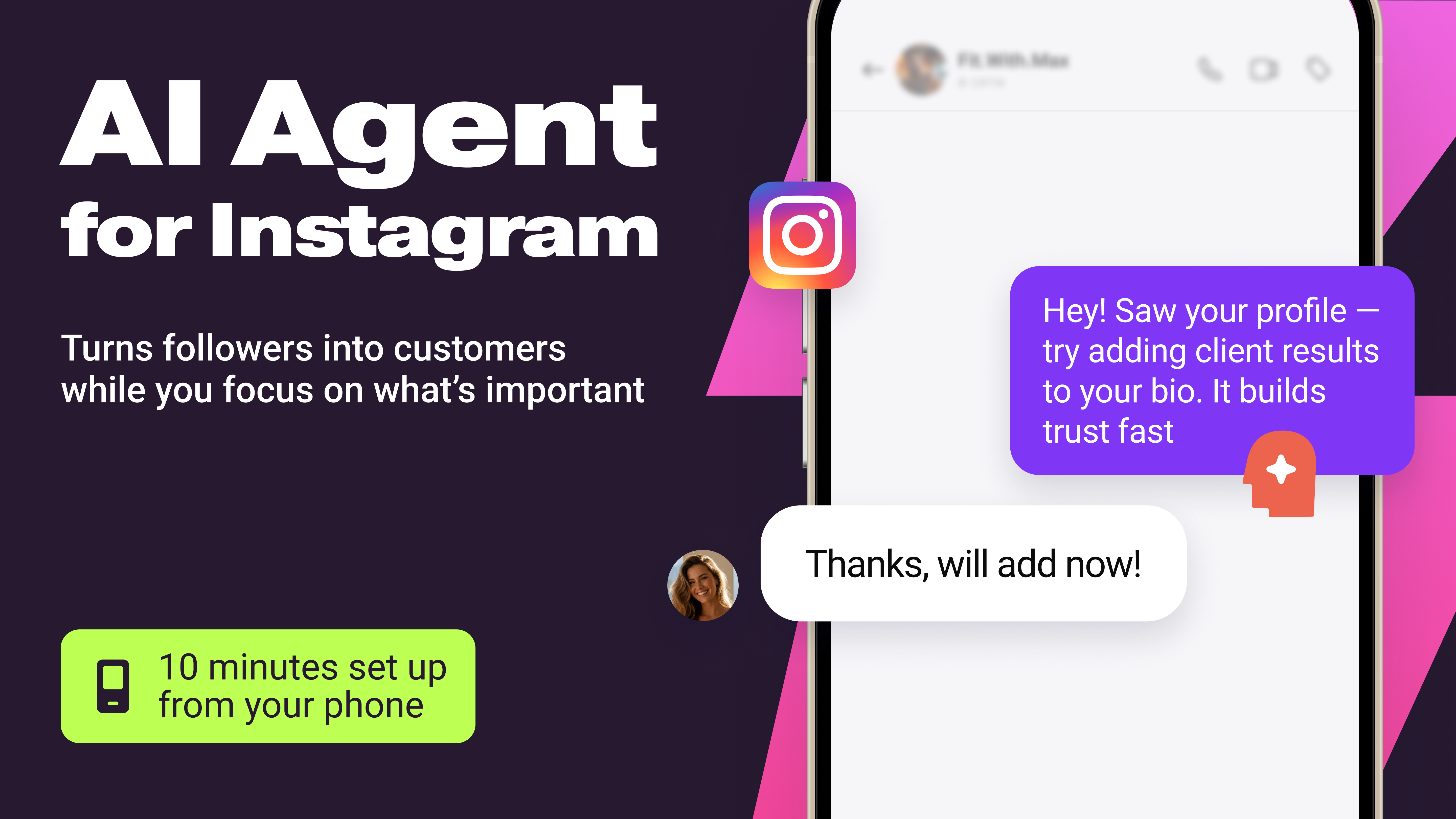 ChatPlace AI Agent - Main product screenshot demonstrating key features and user interface
