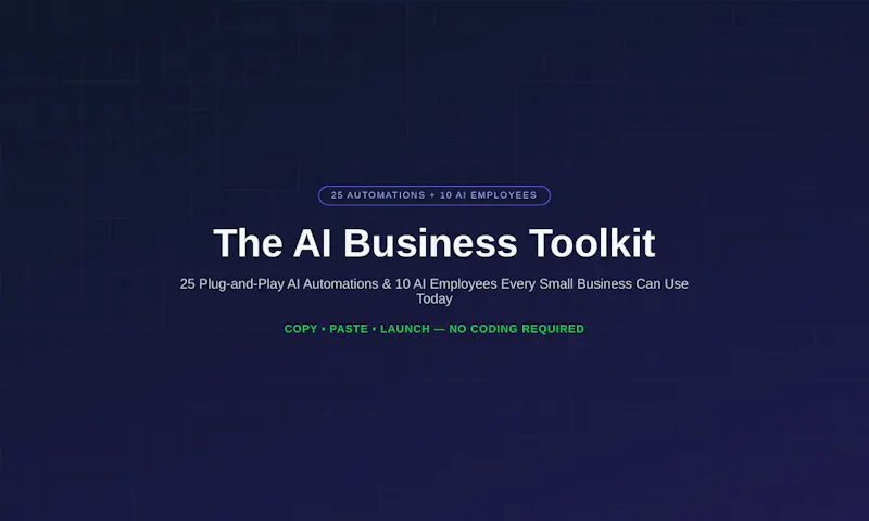 The AI Business Toolkit screenshot 1