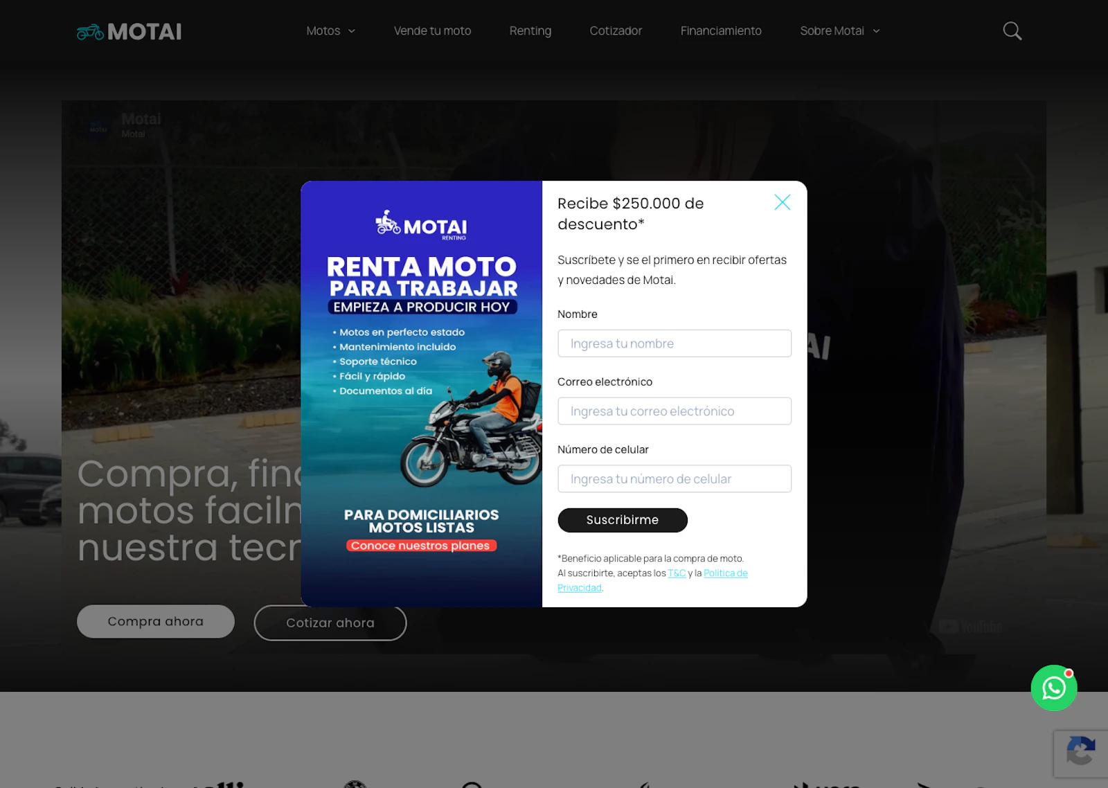 Motai screenshot 1