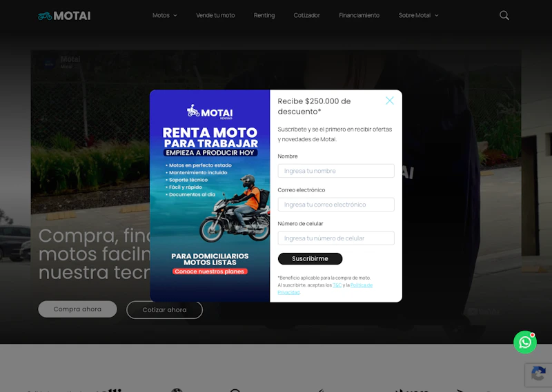 Motai screenshot 1