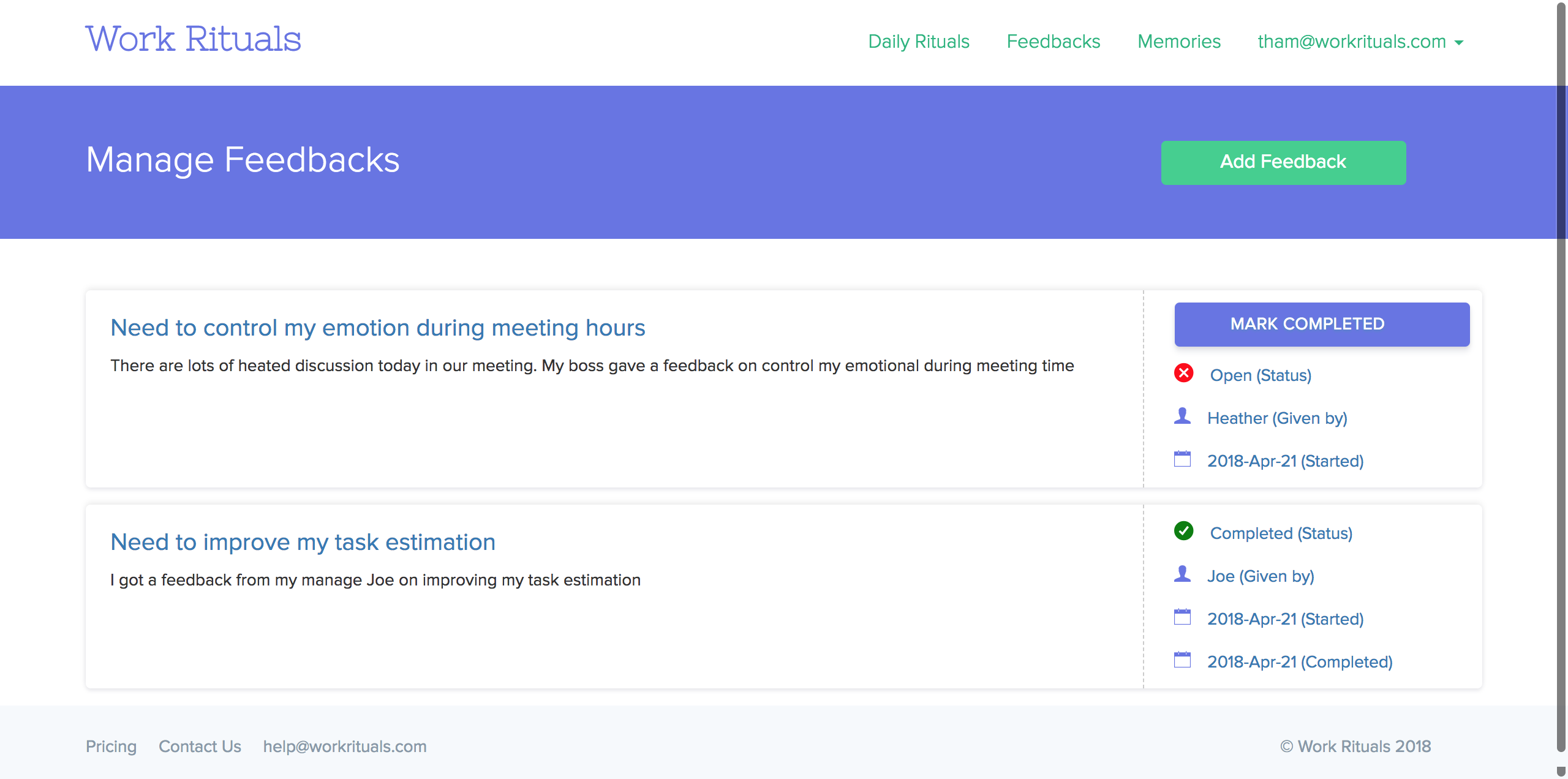 WorkRituals gallery image