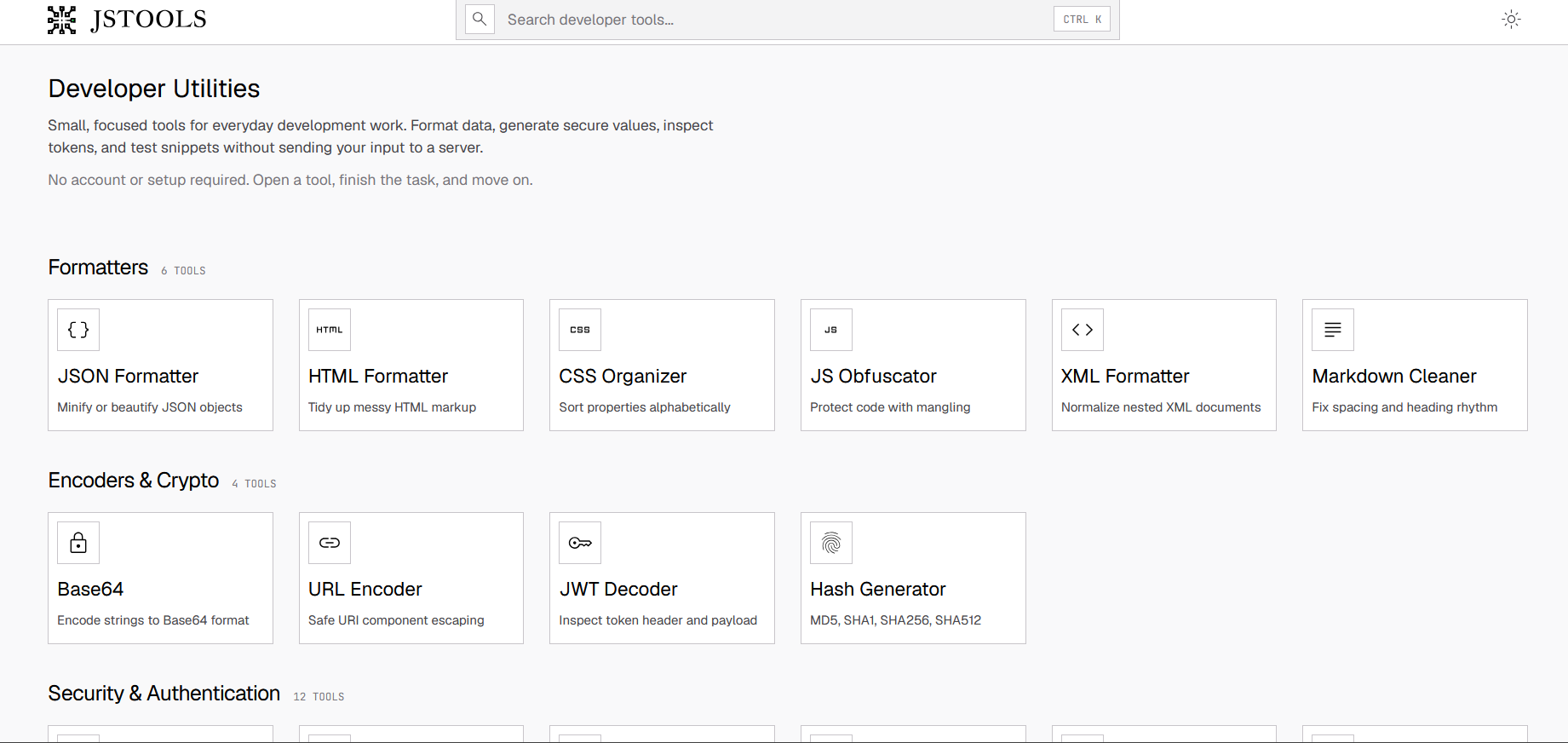 JavaScript Tools gallery image