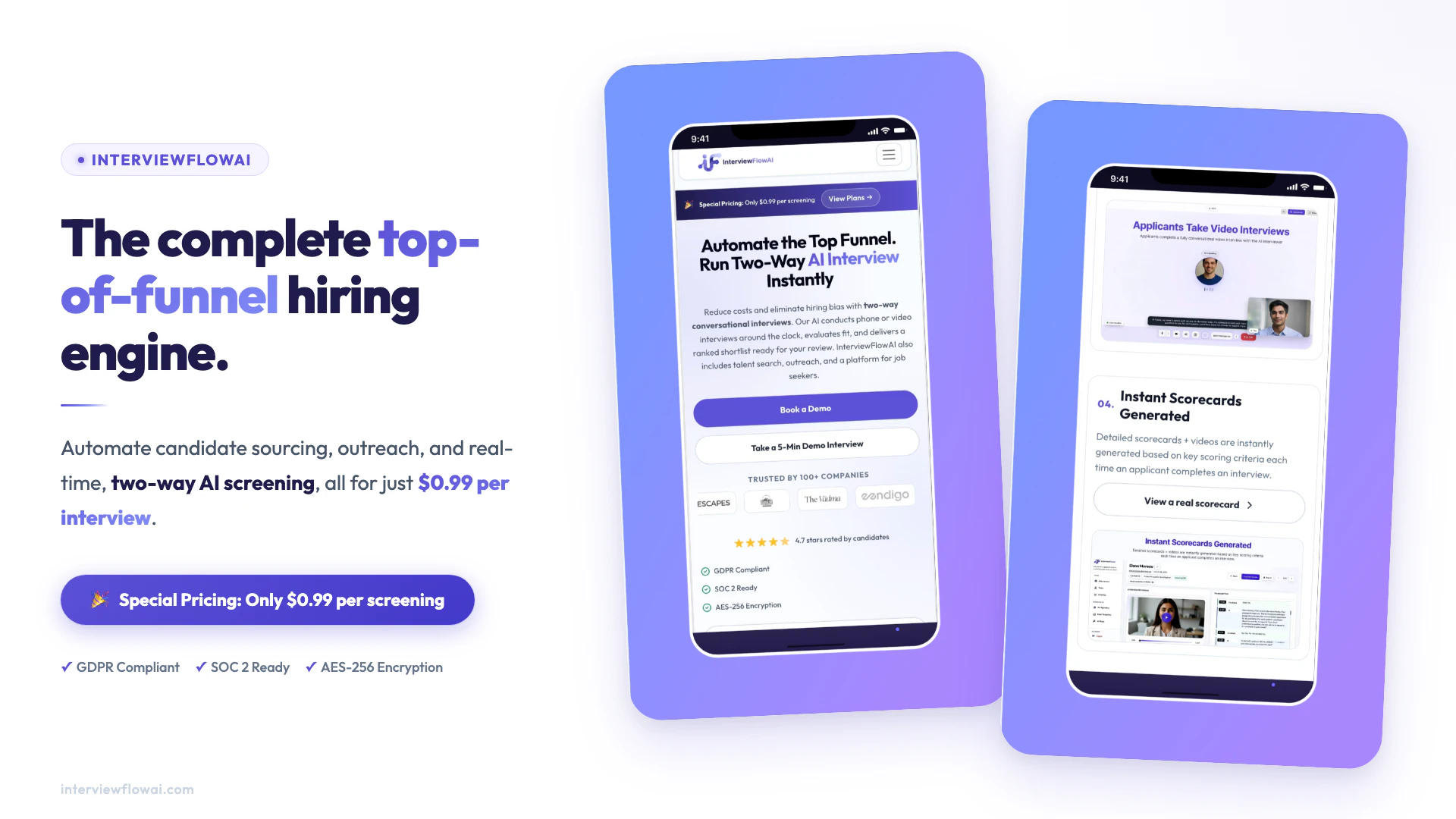 InterviewFlowAI screenshot 1