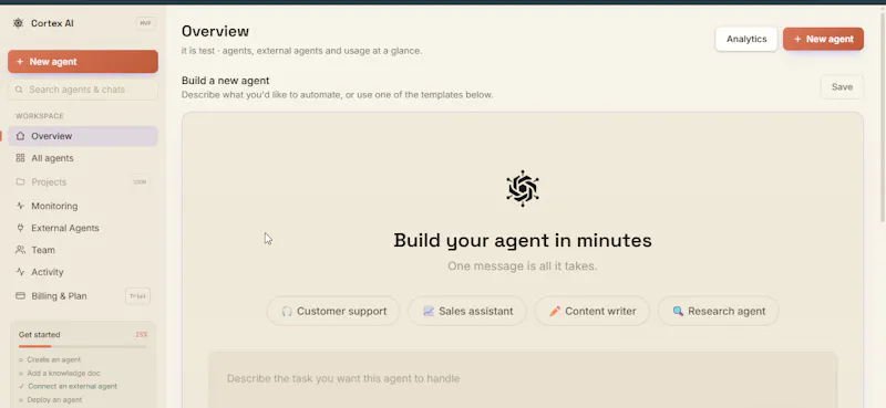 Cortex screenshot 1