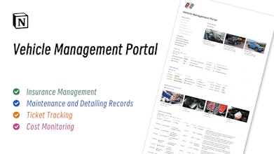 Notion Vehicle Management Portal gallery image