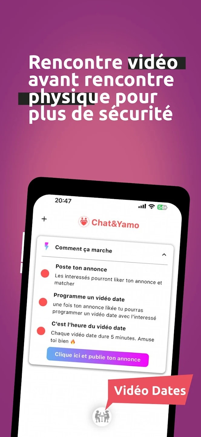 Mídia 3 de Chat e Yamo