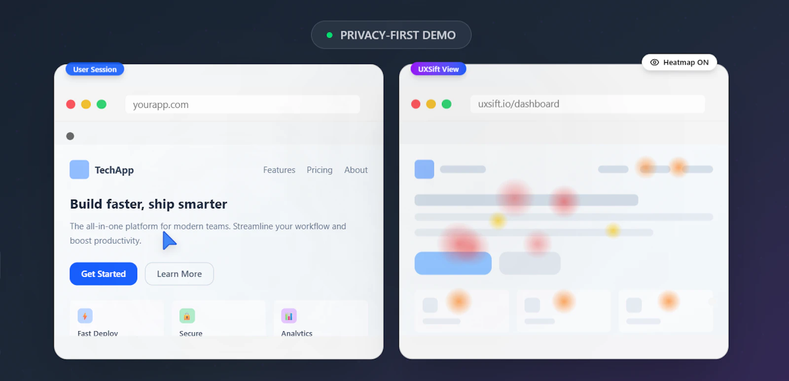 UxSift  screenshot 2