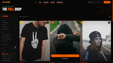 ERIDU Full-Stack Fashion E-Commerce Web gallery image
