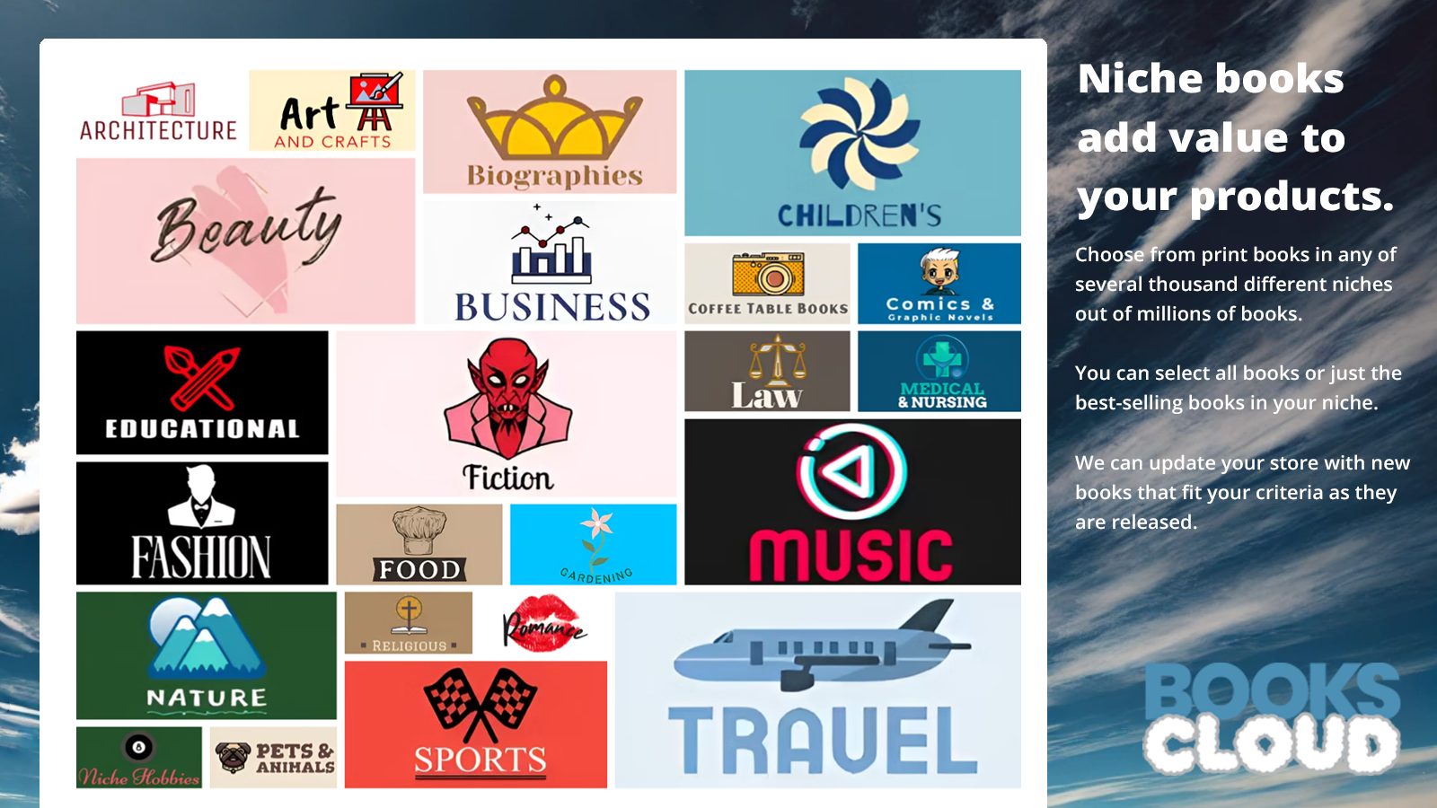 BooksCloud.io: Book Dropshipping - Screenshot 2 showing product features and functionality