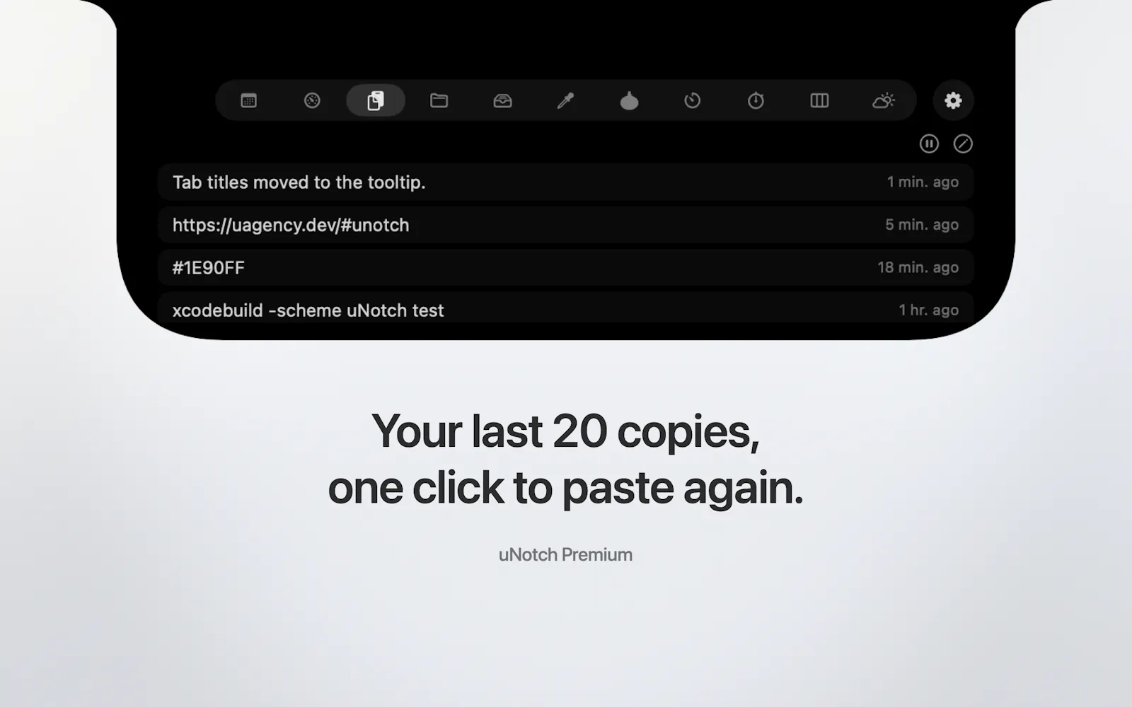 uNotch screenshot 3