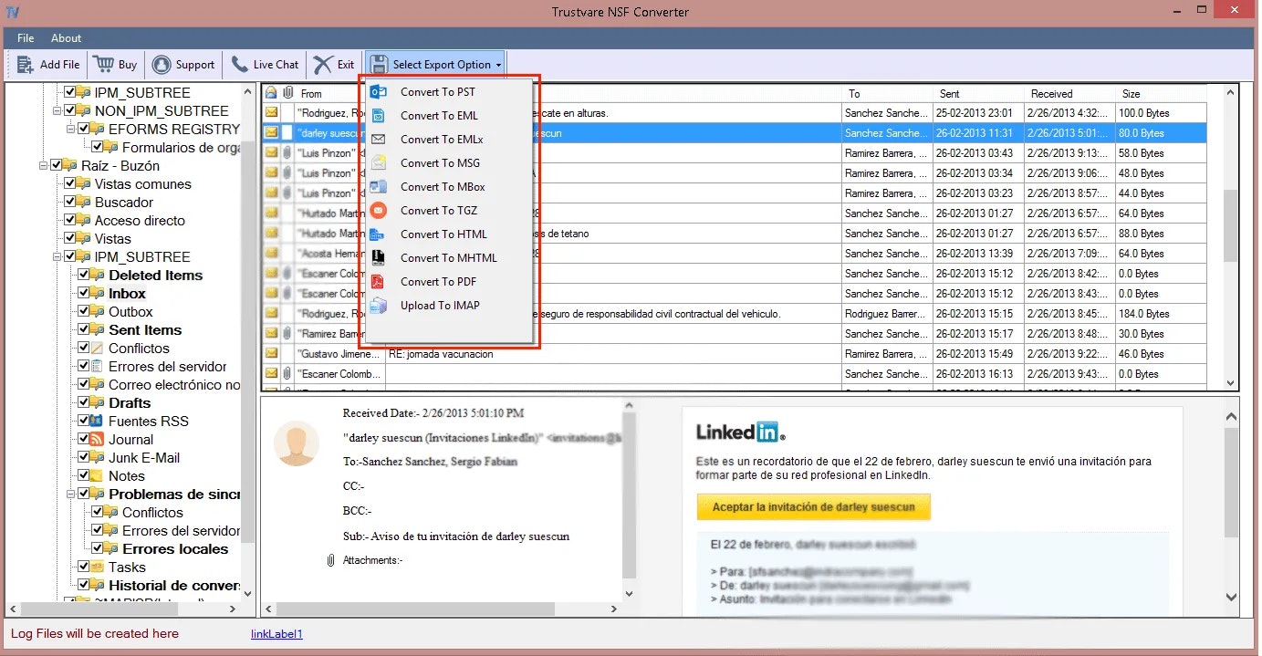 TrustVare NSF a Office 365 Converter media 3