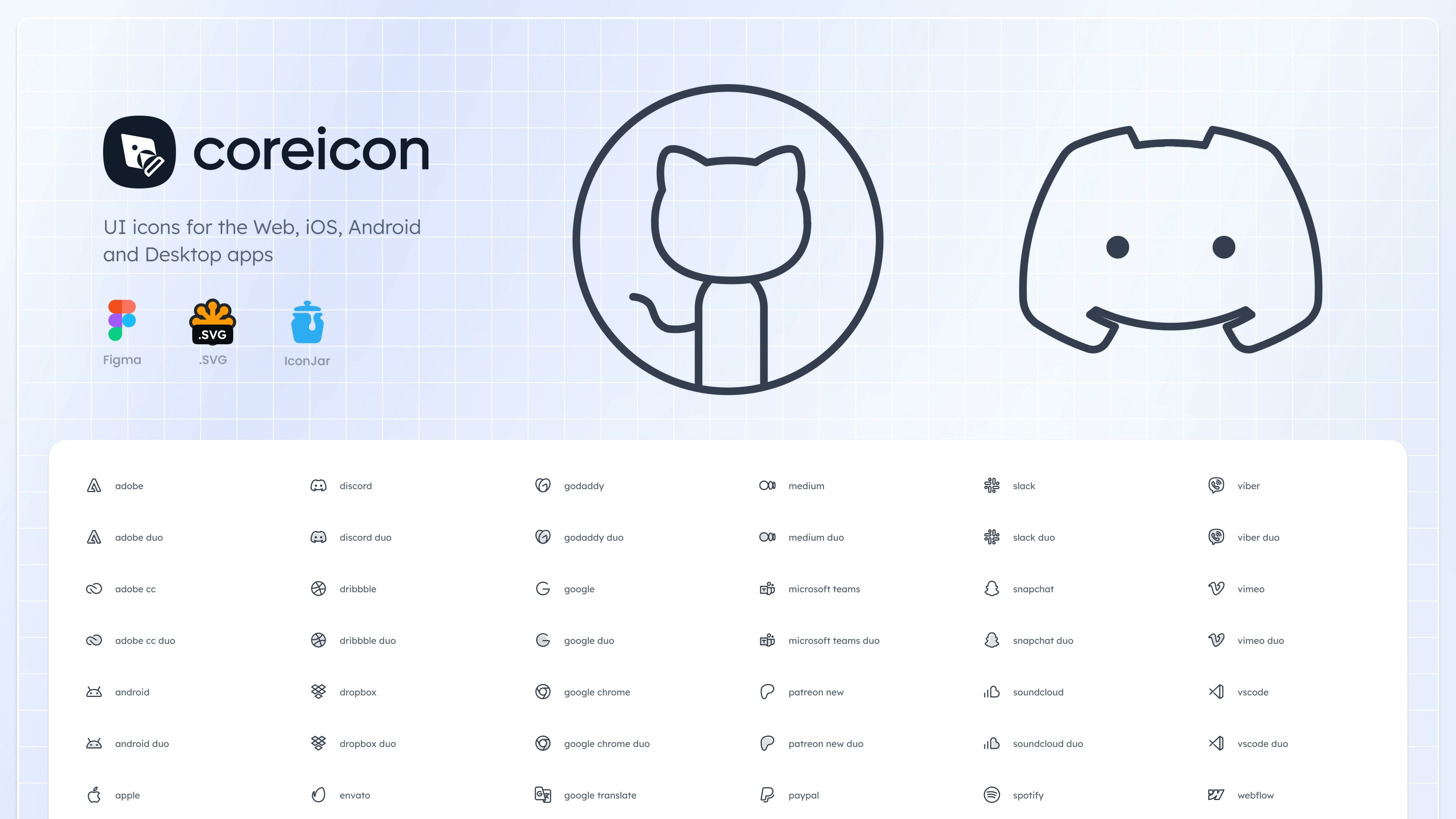 Coreicon - UI 아이콘, SVG, 제품 설계, UX/UI, 아이콘 패키지, UI 미디어 2