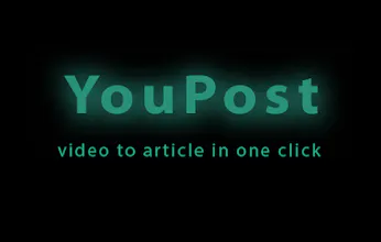 YouPost - video to article converter gallery image