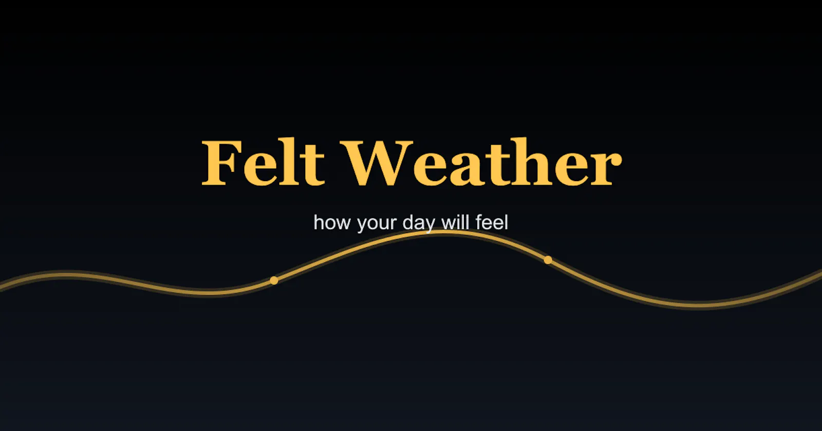 Felt Weather screenshot 1