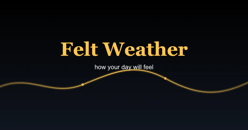 Felt Weather screenshot 1