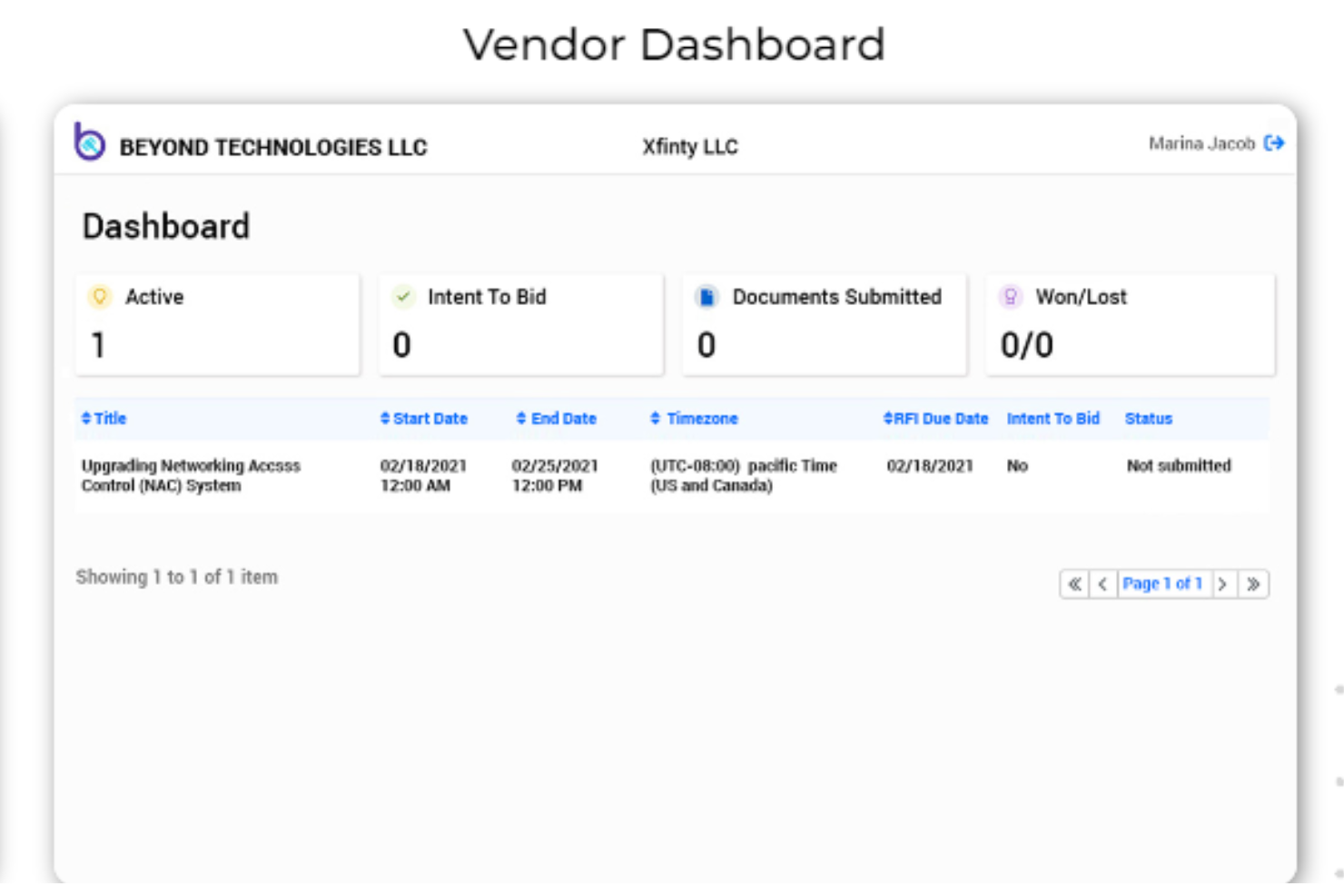 Bid Management Software gallery image