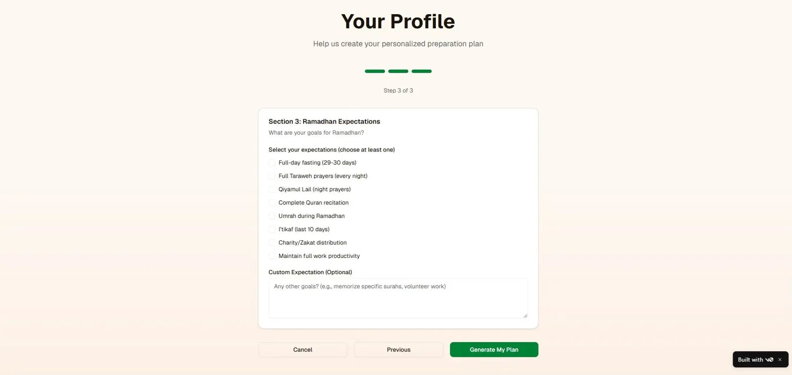 Personalized Plan - Screenshot 4 showing product features and functionality