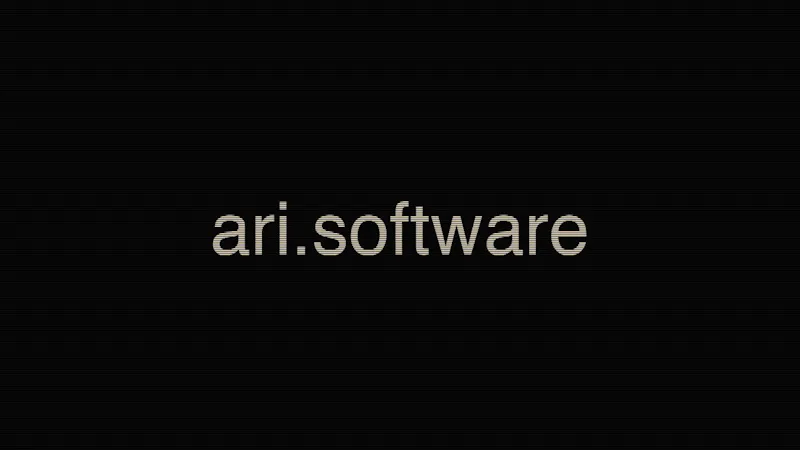 ARI Software screenshot 1 (video preview)
