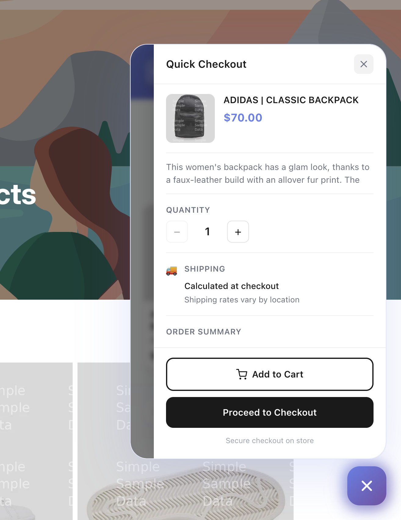 AI Storefront Agent for Shopify - Screenshot 3 showing product features and functionality