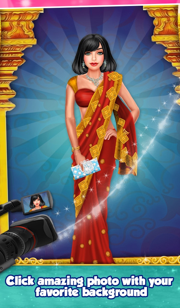 Indian Gopi Makeup Dressup gallery image