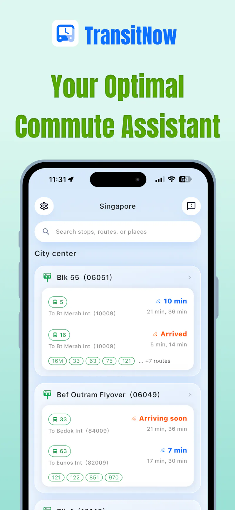 TransitNow screenshot 1