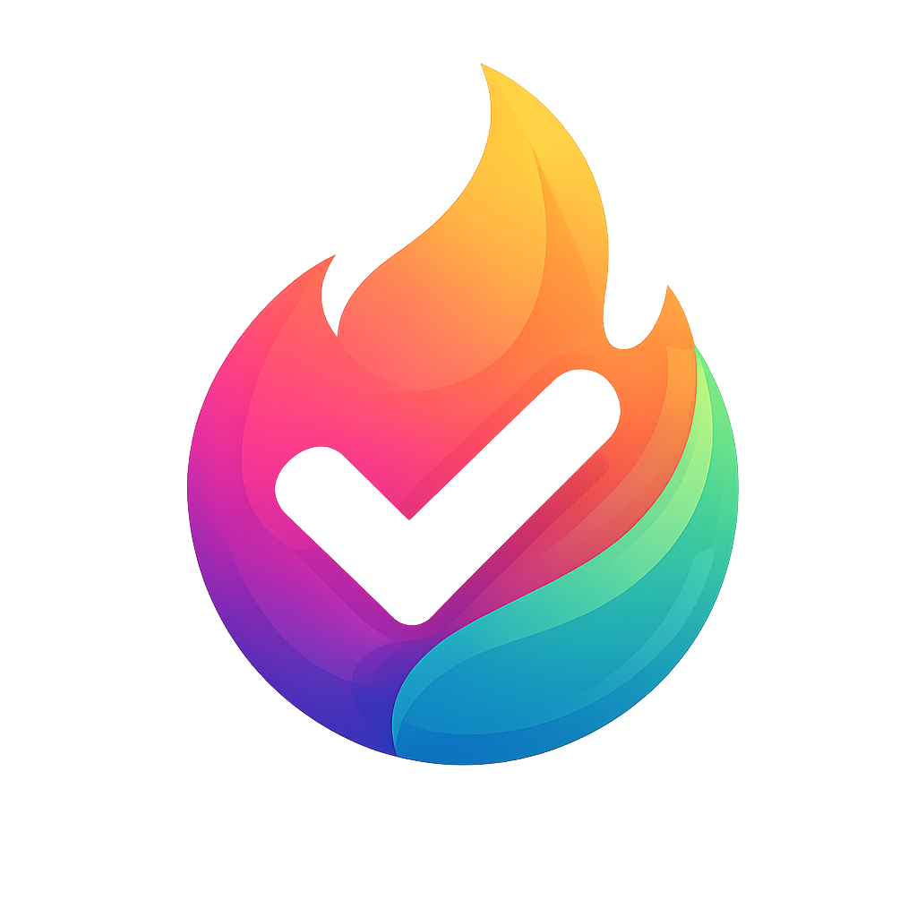 66-Day Streak - Product Hunt launch logo and brand identity