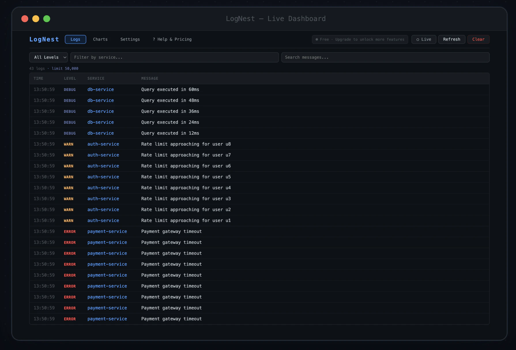 LogNest Local Log Analysis