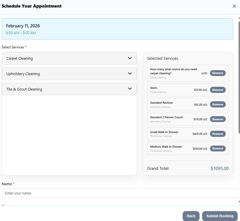 nearbybooker.com - Screenshot 2 showing product features and functionality