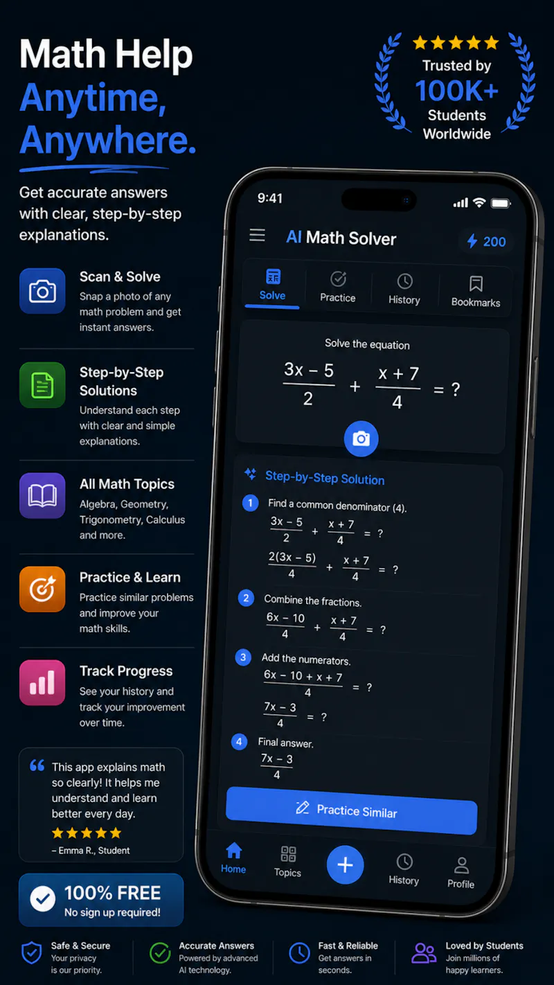 AI Math Solver screenshot 6