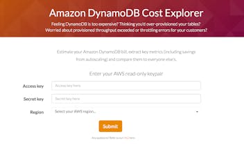 Amazon DynamoDB Cost Explorer gallery image
