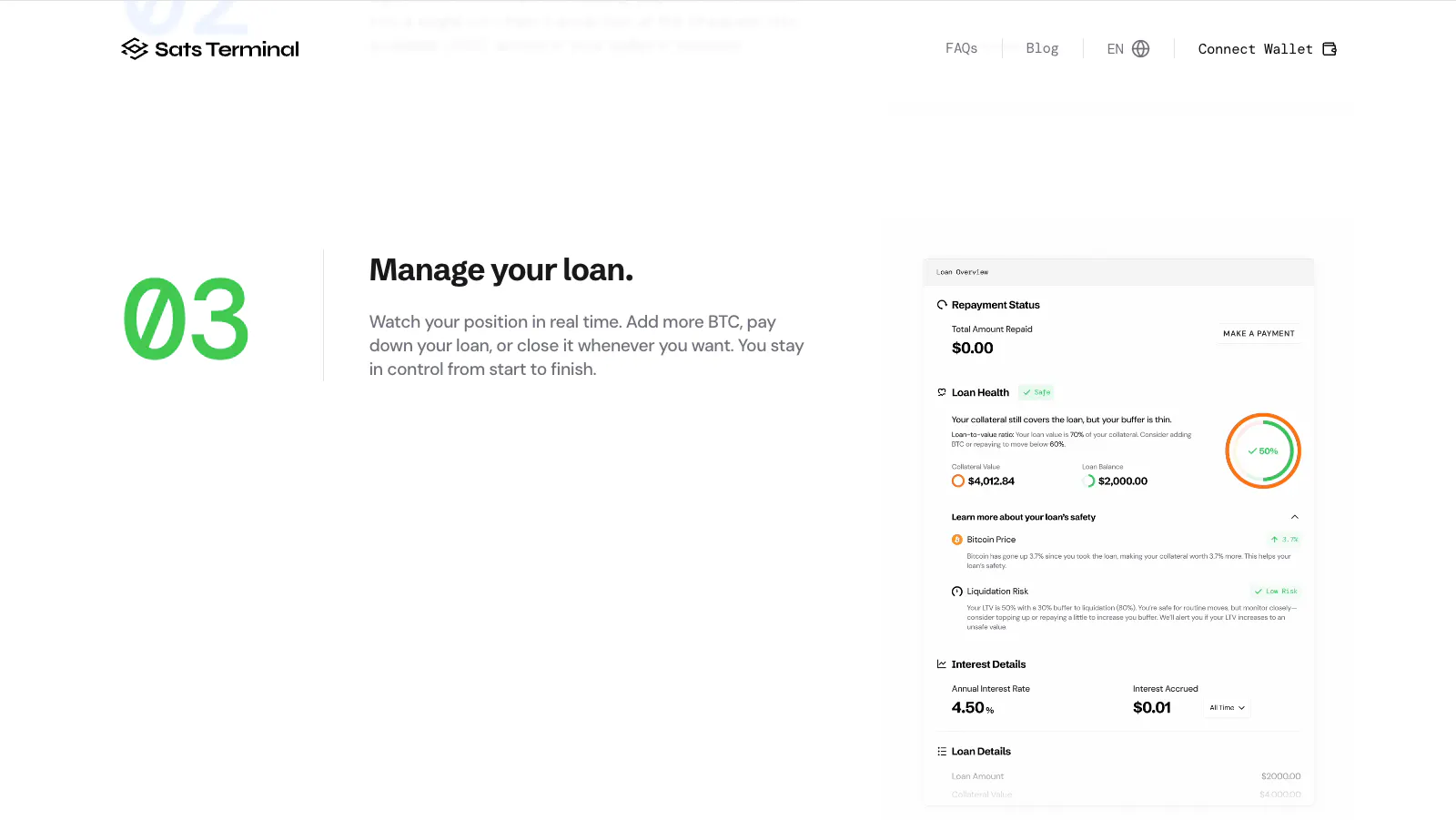 Sats Terminal screenshot 6
