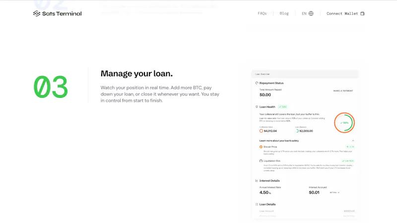 Sats Terminal screenshot 6