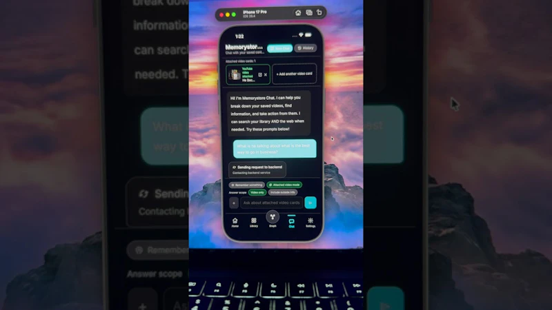 MemoryStore.in screenshot 1 (video preview)