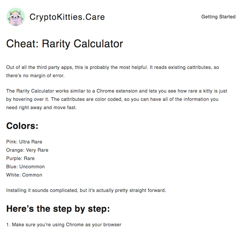 CryptoKitties.Care Image