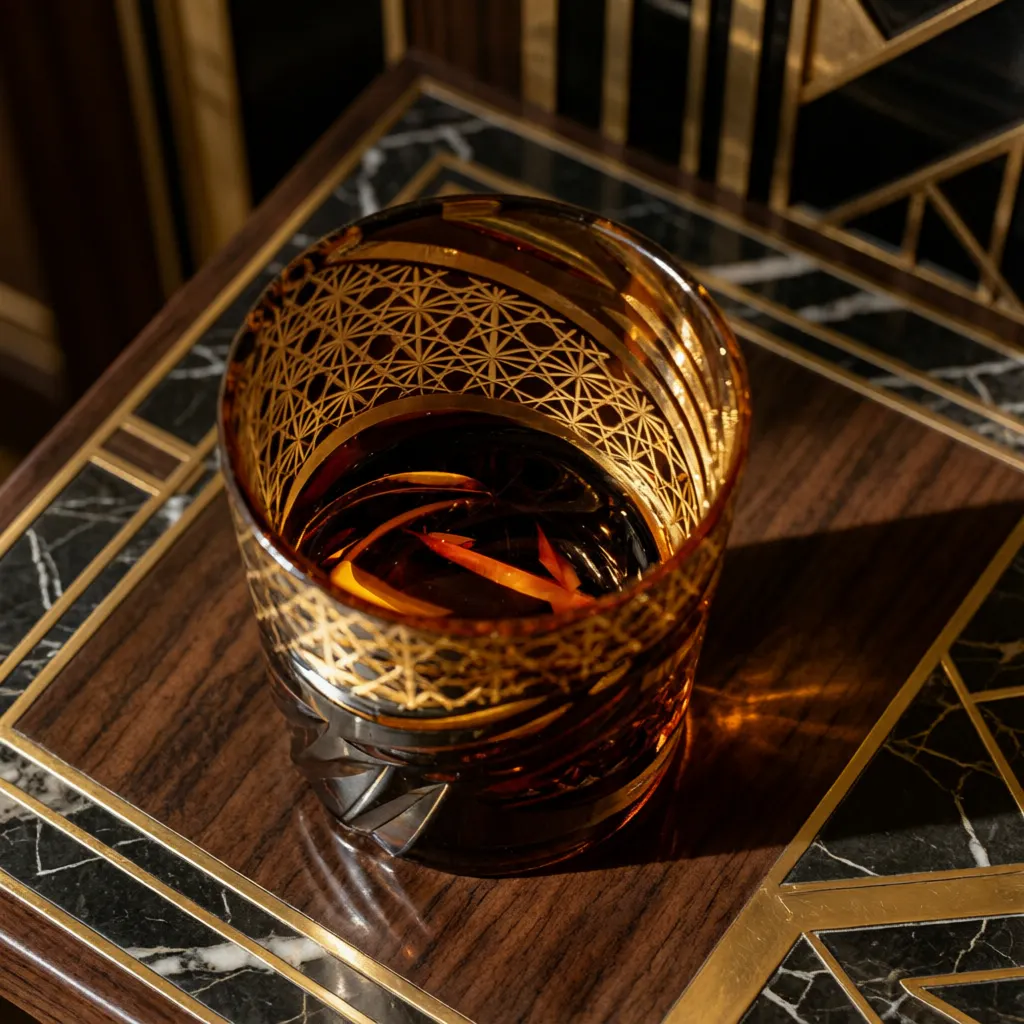 Handcrafted Phantom Twist Whisky Glass gallery image