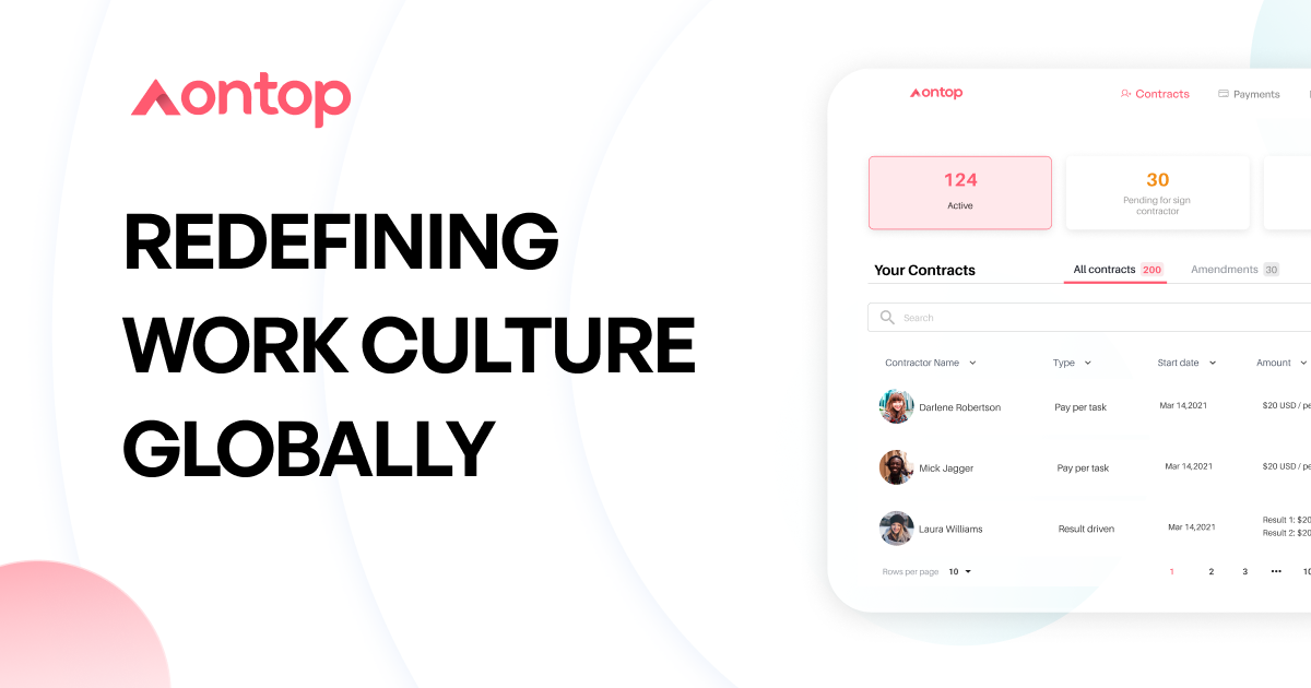 ONTOP - Assumi chiunque legalmente in secondi e pagamenti per squadre remote. media 1