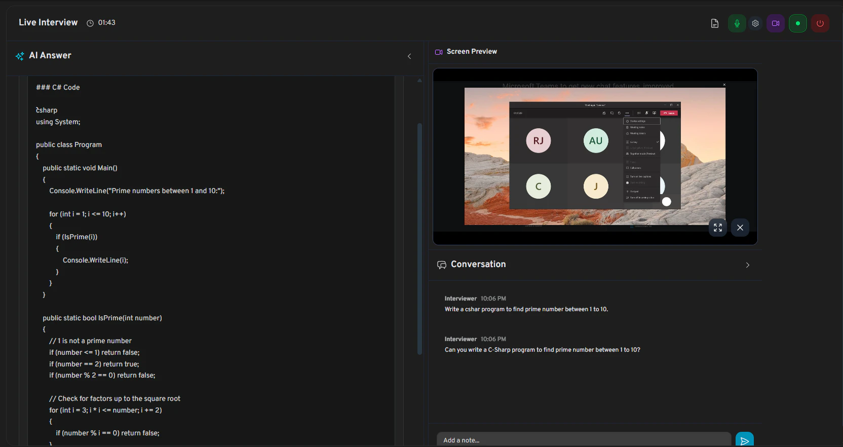 AissenceAI screenshot 2
