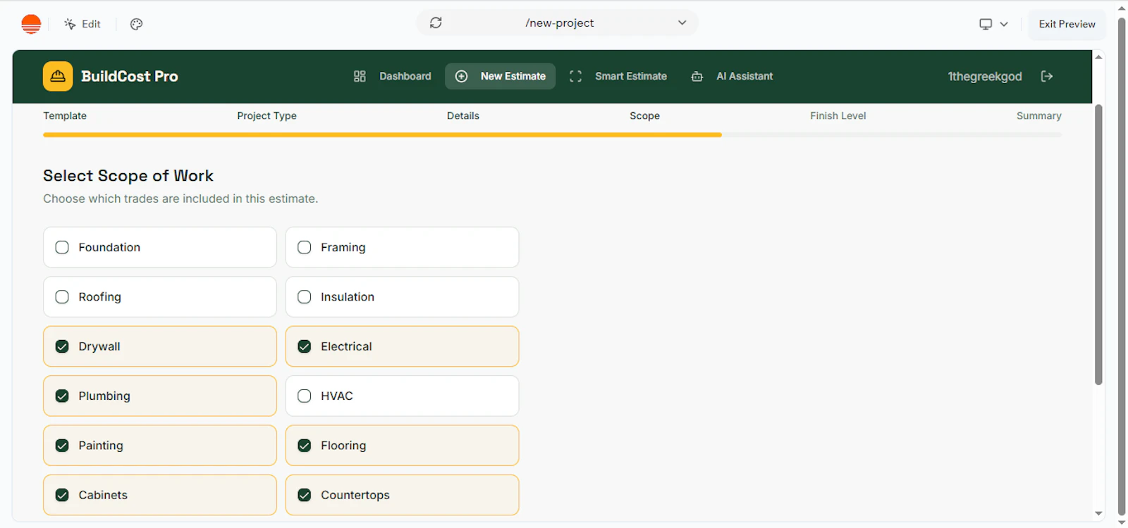 BuildCost Pro screenshot 5