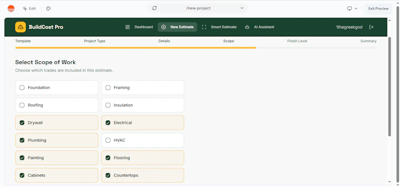 BuildCost Pro screenshot 5