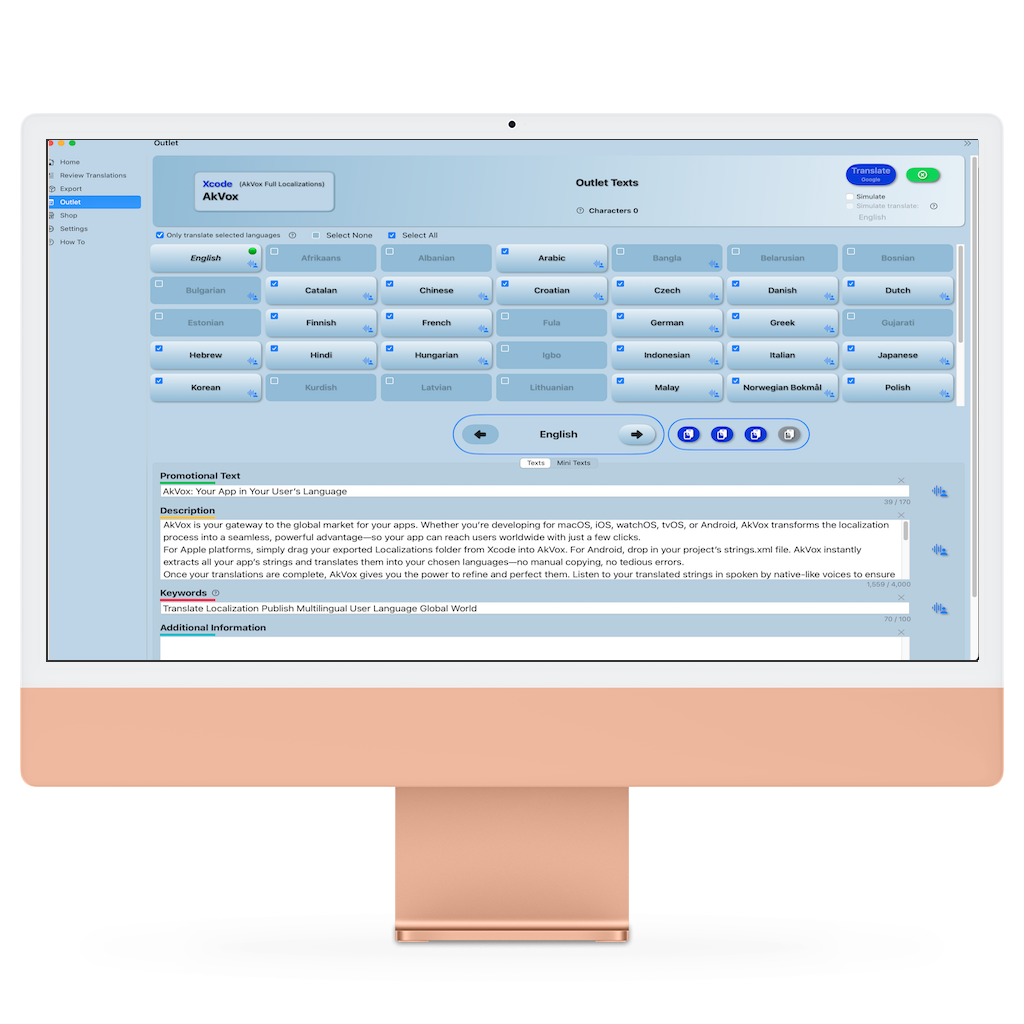 Média Akvox - Votre application dans la langue de votre utilisateur 2