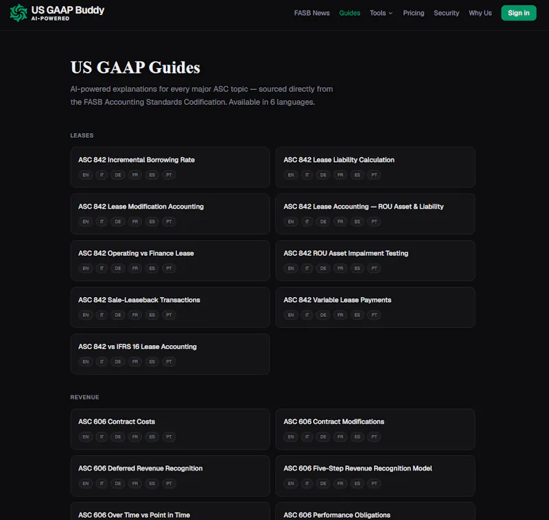 US GAAP Buddy screenshot 3