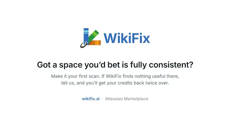 WikiFix for Confluence screenshot 1 (video preview)