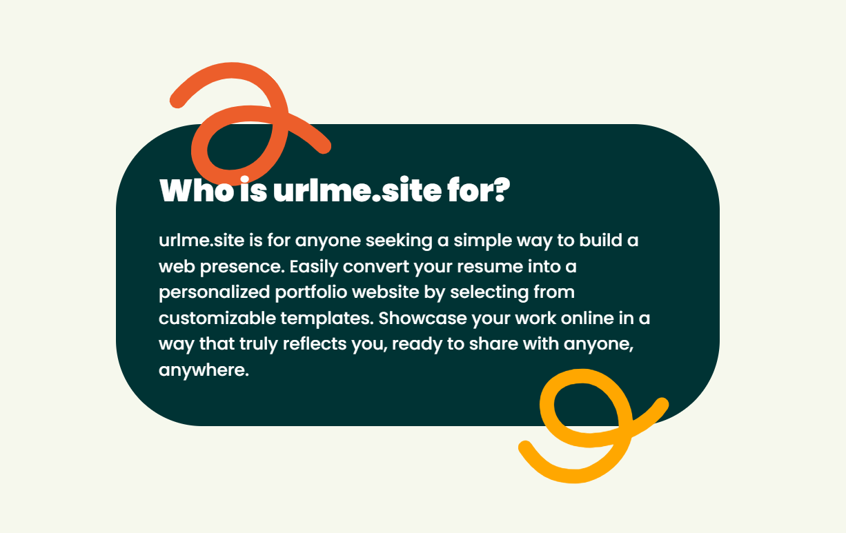 urlme.site - 포트폴리오 사이트를 만듭니다 미디어 6